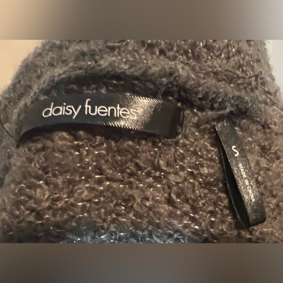 Daisy Fuentes Open Front Cardigan with Pockets - Picture 4 of 4